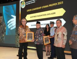 Grup ANJ Kembali Meraih Penghargan PROPER Emas dan Hijau, Serta Penghargaan Green Leadership dari KLHK