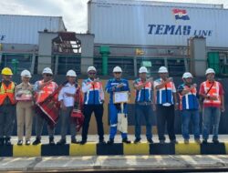 Prima Multi Terminal  Sambut Kapal Perdana Tahun 2024