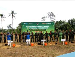 Yonarhanud 7/ABC Kodam VI/Mlw Kolaborasi Dengan Pupuk Kaltim Wujudkan Ketahanan Pangan