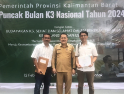 KAL Raih Penghargaan Sistem Manajemen K3 (SMK3) dari Pemprov Kalbar