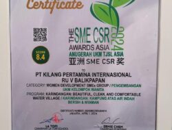 Bantu Masyarakat Menuju Kemandirian dan Kesejahteraan, KPI Unit Balikpapan Berhasil Raih Penghargaan Anugerah UKM