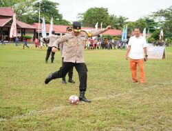 Dansat Brimob Hadiri Pembukaan Turnamen Mini Soccer U-10 Kapolda Cup 2024
