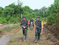 Tim Wasev Mabesad Tinjau Pelaksanaan TMMD ke-123 Kodim 0905/Balikpapan