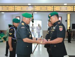 Tiga Jabatan Strategis Kodam VI/Mulawarman Berganti, Pangdam Pimpin Sertijab di Balikpapan