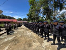 Brimob Tiba di Long Bagun, Siap Amankan Pemungutan Suara Ulang