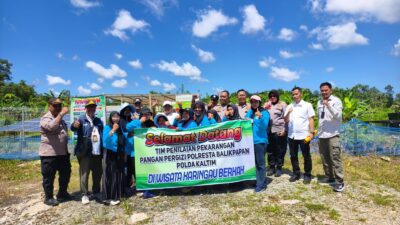 Polresta Balikpapan Dorong Kemandirian Pangan Lewat Penilaian P2L Tingkat Polsek