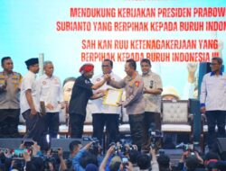 Kapolri Ajak Buruh Bersinergi Jaga Stabilitas untuk Dukung Pertumbuhan Ekonomi Nasional