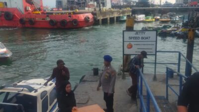Sat Polairud Balikpapan Gencarkan Imbauan Keselamatan Laut Hadapi Pancaroba