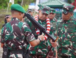 Pangdam VI/Mlw Tinjau Kesiapan Brigif dan Yonif Jelang Kunjungan Kerja Menhan RI