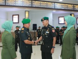 Sertijab Pejabat Kodam VI/Mlw, Pangdam Soroti Regenerasi dan Pengabdian