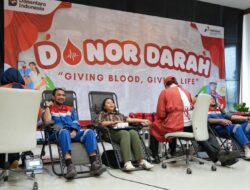 Kilang Pertamina Balikpapan Ajak Pekerja Peduli Kesehatan Lewat Donor Darah dan Tes HIV