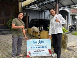 Pererat Hubungan dengan Insan Pers, KPB Serahkan Hewan Kurban ke PWI Balikpapan