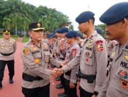 Perkuat Penanganan Karhutla, Polda Kaltim Terjunkan 100 Personel BKO ke Empat Kabupaten Rawan
